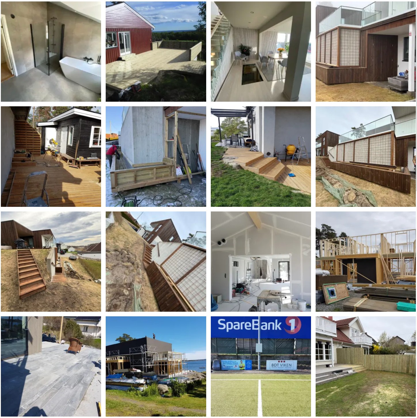 Eksempel på arbeid utført av Bygg og Hjem AS
