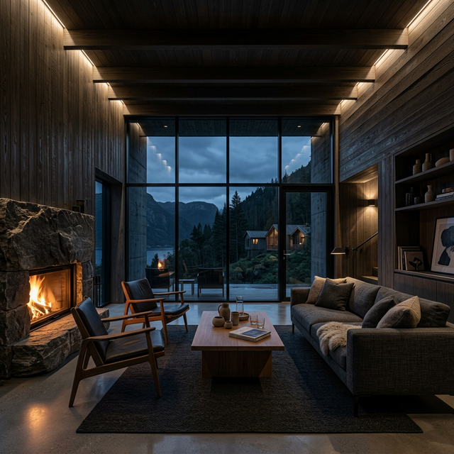 Moderne norsk hjem renovering